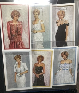64. Togo stamp,1997,Princess Diana ,6 pcs ,Limited Edition/Numbers ,MNH - Picture 1 of 2