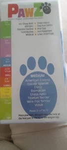 Boots Pawz Dog Blue Size M 8 in the pack new and unused - Picture 1 of 6
