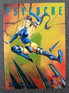 1995 Ultra Fleer X-Men Psylocke Sinister Observations 7/10 Marvel Comics Card - Picture 1 of 2