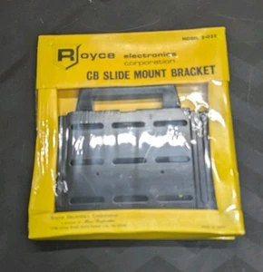 Royce Electronics CB Slide Mount Bracket - Model 2-032- Nowy- Czarny - Zdjęcie 1 z 3