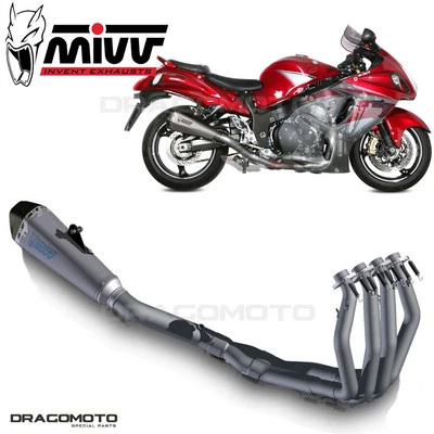 Complete Exhaust Suzuki GSX-R 1300 Hayabusa 2016 2017 MIVV Delta Race Titanium T... - Image 1 of 4
