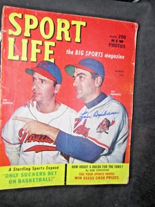 1949 SPORT LIFE Magazine - LOU BOUDREAU Autograph - Picture 1 of 8