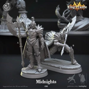 Midnight Royal Guard Fighter Paladin Barbarian Executioner Miniatur | D&D DnD - Bild 1 von 1