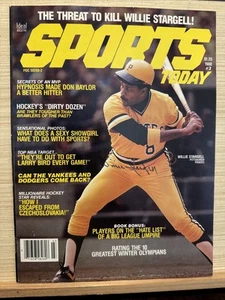 WILLIE STARGELL POPS PITTSBURGH PIRATES SIGNIERTES SPORTMAGAZIN 1980 HOF MVP - Bild 1 von 2