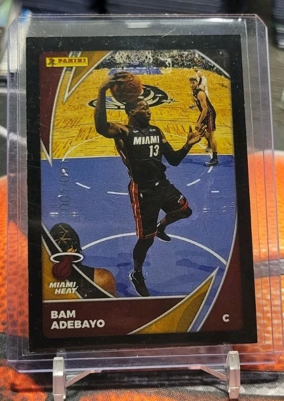 Bam Adebayo 2020-21 Panini Sticker And Card Collection Black 1/1 - Image 1 of 3