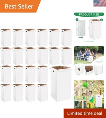 Картонные мусорные баки многоразовые одноразовые мусорные баки оптом для вечеринок - Изображение 1 из 4