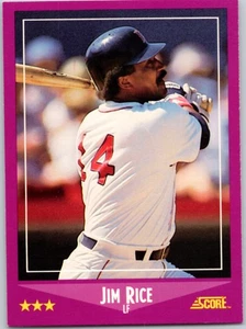 Jim Rice Boston Red Sox 1988 Score #14 - Picture 1 of 2