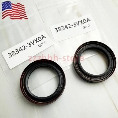 2pcs Front Left Driver Axle Oil Seal 38342-3VX0A For Nissan 2011-2019 Versa US - Image 1 of 4