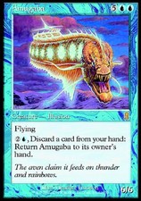 Amugaba X4 LP Odyssey MTG Magic Karten Blau Selten