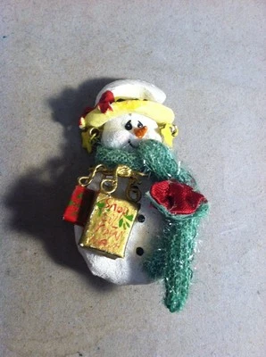 复古雪人胸针/胸针松香围巾 — 第 1/4 张图片