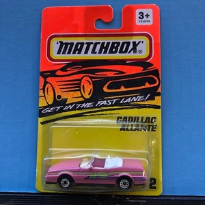 1/64 MATCHBOX FAST LANE #72 CADILLAC ALLANTE INTERIOR ROSA Y BLANCO - Imagen 1 de 1