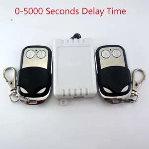DC 12V Relay Ritardo RF Interruttore Wireless per Motore Elettromobile Moto Auto LED - Foto 1 di 4