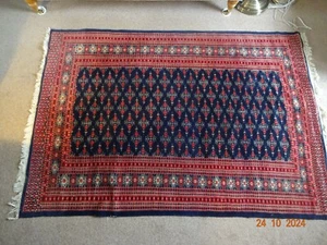 middle eastern traditional vintage wool rug 6 x 4 feet - Picture 1 of 6