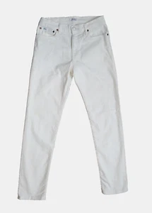 NWT DEFECT Polo Ralph Lauren Boys Sullivan Slim Stretch Jeans White Size 16 - Picture 1 of 5