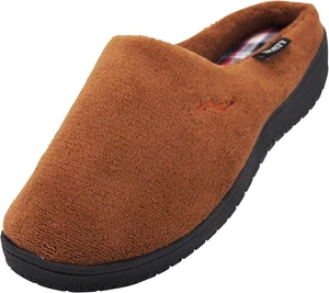 Norty Men's Slip-On Indoor Outdoor Clog Slippers - Faux Suede/Microfiber/Flannel - Picture 1 of 64