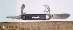 Imperial Kamp King Four Blade Camping Knife Loop Missing - Picture 1 of 4