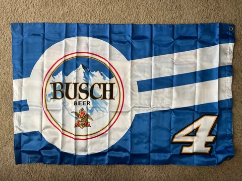 NASCAR Flag Busch #4 Racing NEW Cover