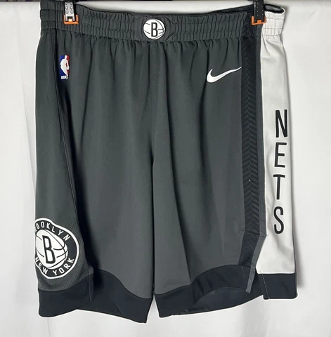 Nike Brooklyn Nets Authentic Game Shorts Issued NBA city edition XL 40 Cover