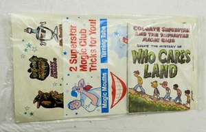 Vintage 1988 Colgate Superstar Magic Club Member Poster + Sticker Sheet SEALED! - Picture 1 of 3