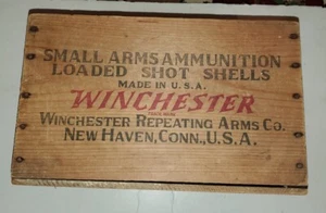 Nice Winchester Ranger Super Trap 500 New Haven Conn Wooden 12 GA Gun Ammo Box - Picture 1 of 10