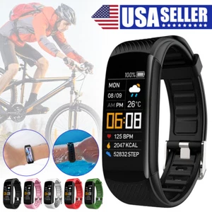 Smart Watch Fitness Activity Tracker Heart Rate For Women Men Oxygen BP Monitor - Picture 1 of 22