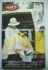 On the Go Comfort Throw quilt & carrying case pattern Amy Butler - Picture 1 of 2