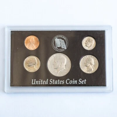 1986 - US Mint Set in Acrylic Case - Circulated  Twenty Five Years US Coins - Image 1 of 4