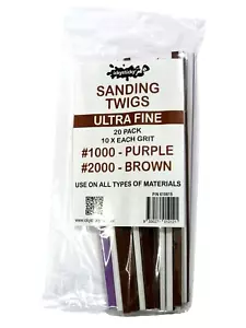 Ramitas de lijado Icky Sticky Hobby grano ultra fino. Lavable, para plásticos, resina. - Imagen 1 de 3