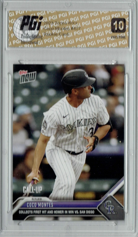 Coco Montes 2023 Topps Now #427 PRISTINE Rookie Card PGI 10 - Image 1 of 1