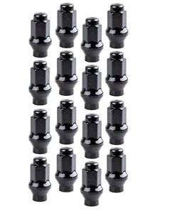 16 Pack Black Tusk Extended Shaft Tapered Lug Nut 10mm x 1.25mm Thread - Picture 1 of 4