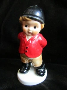 Jockey Figurine Goebel West Germany Equestian Vintage - Picture 1 of 9