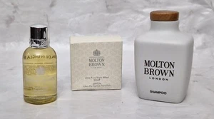 MOLTON BROWN Pack Shampoo Indian Cress Ultra Pure Triple Milled Soap & Pot - Picture 1 of 8