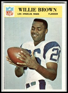 1966 Philadelphia #93 Willie F. Brown   Rookie