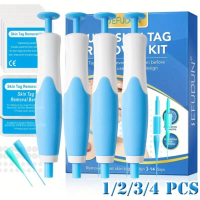 1/2/4Pack Auto Micro Skin Tag Remover Safe Painless Wart Removal 2-8mm Band Tool - Image 1 of 4