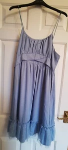 Blue Maternity Dress - Picture 1 of 4