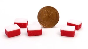 USA Made O Scale Red and White Cooler - 5 Pack 480885 - Picture 1 of 3