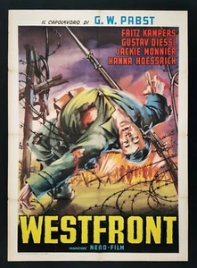 WESTFRONT manifesto poster Pabst 1918 Prima Guerra Mondiale World War I E13 - Bild 1 von 2