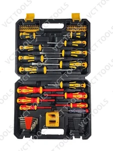 VCT 72pc Magnetic Screwdriver Set Flathead, Phillips, Hex Square Torx, Insulated - Picture 1 of 5