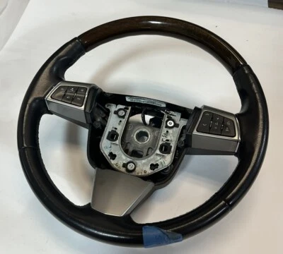Cadillac SRX 2010-2012 cuero madera volante térmico con control de crucero OEM Foto 1 de 3