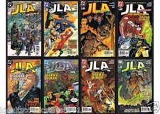 JLA: Classified #1-7, & 9 Signed by Keith, Ed McGuiness,Rubinstein, Maguire WCOA