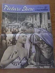1954 PICTURE SHOW & Film Pictorial Magazine Paper CARNIVAL STORY - Imagen 1 de 1