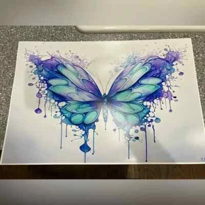 Papel fotográfico brillante impresión póster alas 13 x 19 listo para enmarcar Foto 1 de 4