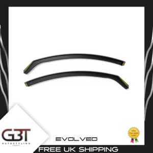 VW T5 T6 VAN Transporter Multivan 2003-onwards 2pc Wind Deflectors in Channel - Picture 1 of 4