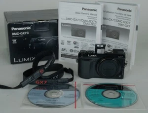 TESTED Panasonic Lumix DMC-GX7 Mirrorless Digital Body missing battery + charger - Picture 1 of 10