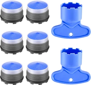 Faucet Aerator M18.5,  6PCS Aerator Replacement for Sink Faucet Flow Restrictor - Picture 1 of 6