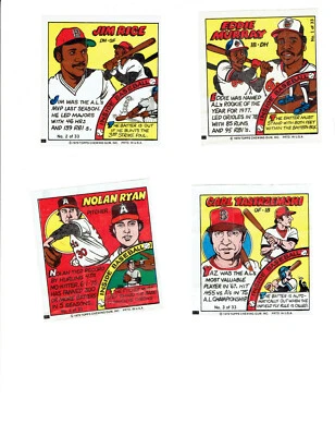 1979 Topps Baseball Comics Singles Complete Your Set Pick From List EXC - Image 1 of 4