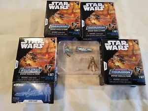 STAR WARS MICRO GALAXY SCOUT CLASS GEONOSIAN WARRIOR con FLITKNOT SPEEDER x4 - Foto 1 di 1