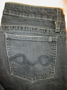 Buffalo David Bitton Jolie-X Stretch Skinny Womens Black Jeans Size 28 x 32.5 - Picture 1 of 6