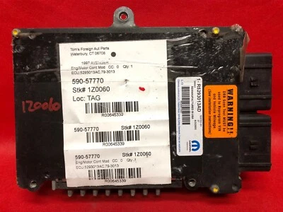 REFLASHED VIN MOPAR 97 DODGE AVENGER ECLIPSE 2.0 ECM ECU PCM 05293013AD MT — 第 1/4 张图片