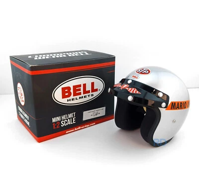 1969 Mario Andretti Mini Helmet - 1:2 Scale Bell Indy 500 Helmet - Model 4108357 - Image 1 of 4